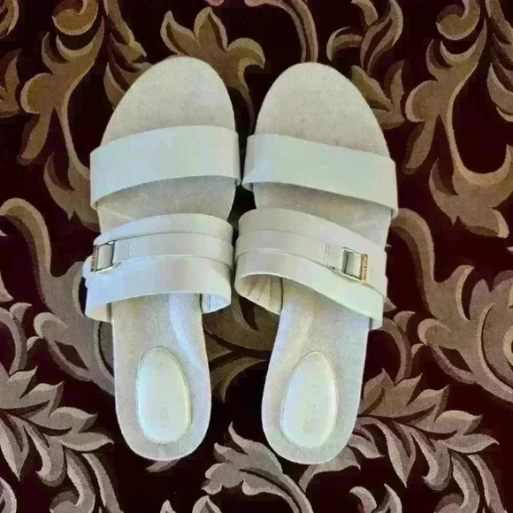 Cole Haan Feancine Demi Wedge Slide -Size 10B Ivory - Picture 4 of 6